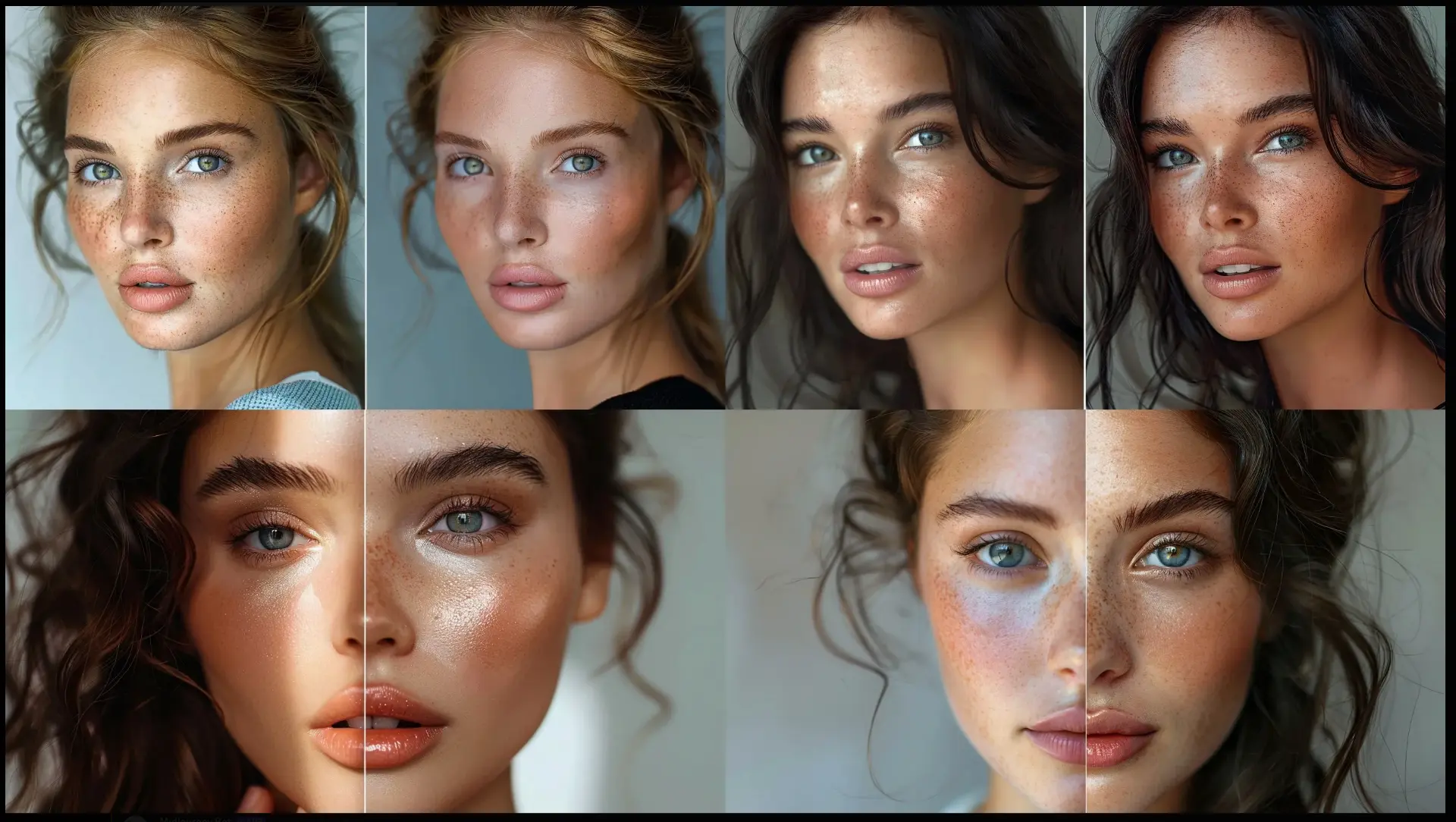 Portrait Retouch Grid