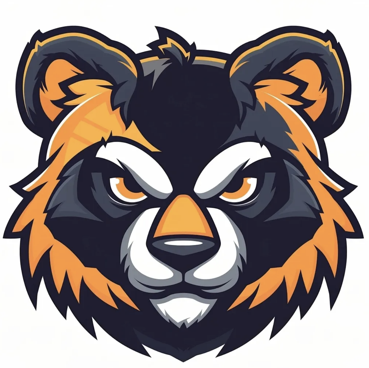 Flame Bear Mascot