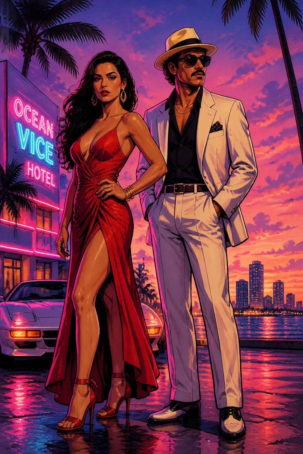 Lola and Rico — the crazies of Neon Coast